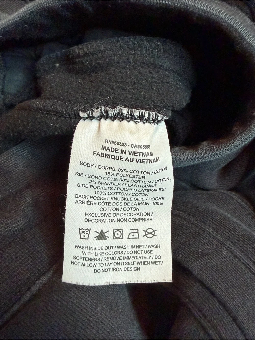 Jordan Black Fleece Sweatpants Men’s Large Vintage Y2K